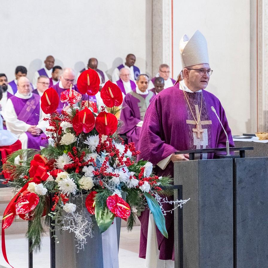 Verglich die Communio in Christo mit einer Oase für Schwerkranke, Sterbende und Hochbetagte, aber auch für die ganze Kirche an sich: Aachens Bischof Dr. Helmut Dieser.