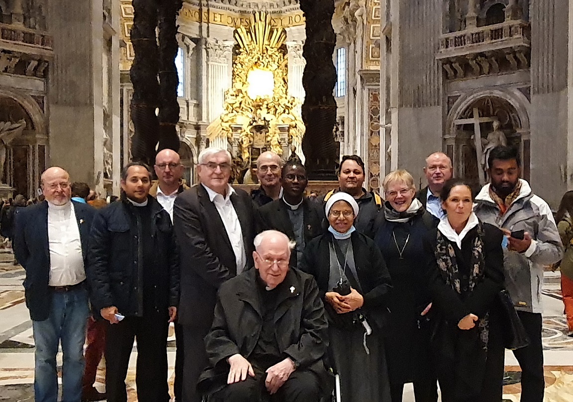 Die Delegation der Communio in Christo aus Mechernich im Petersdom. (c) pp/Agentur ProfiPress