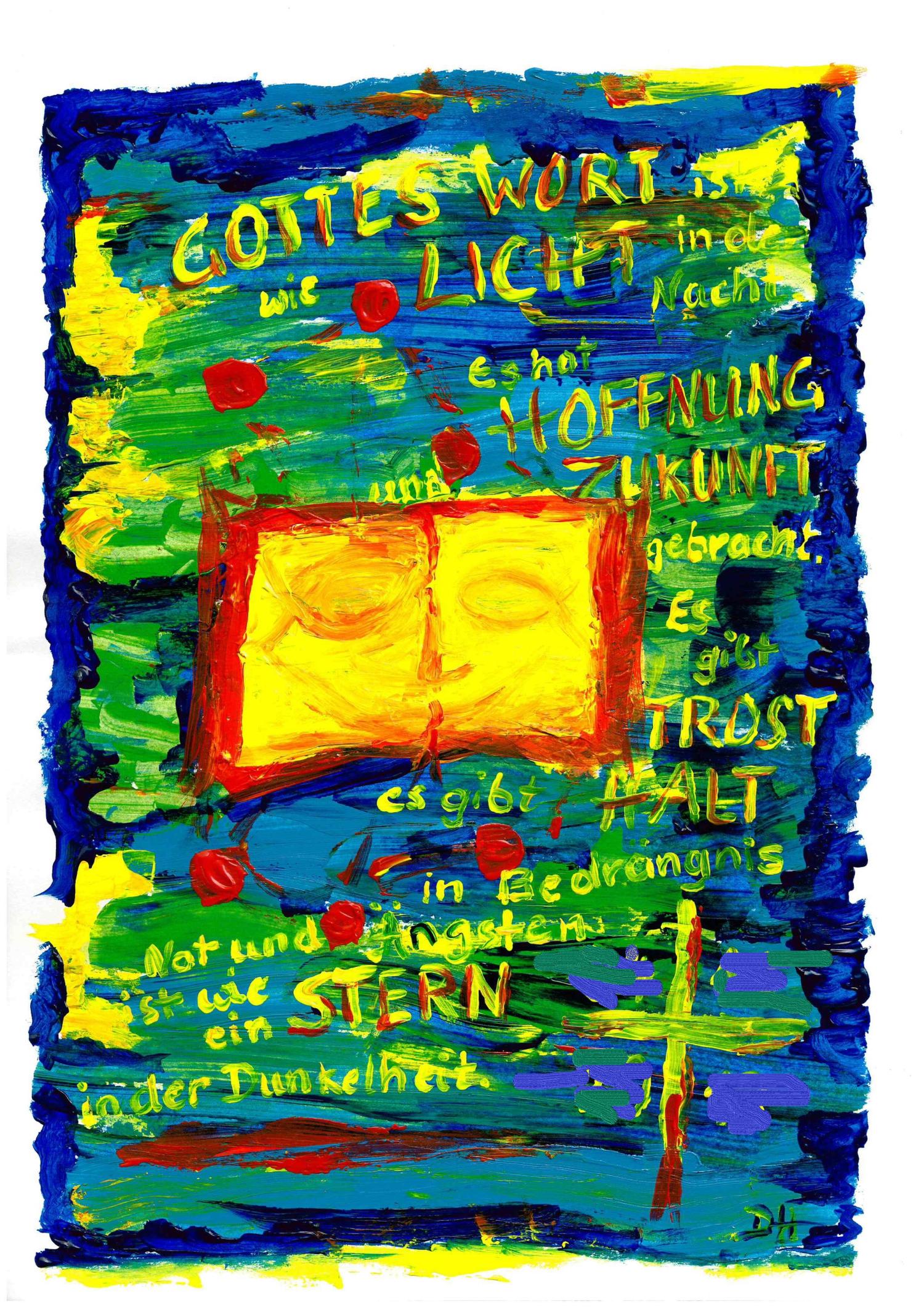 Glaube Gottes Wort ist wie Licht in der Nacht_by_Doris_Hopf_pfarrbriefservice (c) Bild: Doris Hopf, dorishopf.de In: Pfarrbriefservice.de