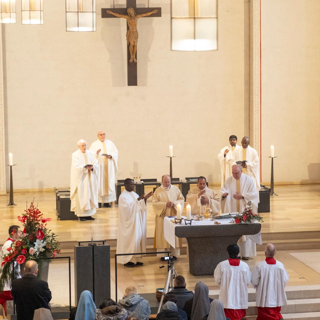 Der Mechernicher Ordo Communionis in Christo feiert seinen 40. Gründungsgedenktag am 8. Dezember in der Mechernicher „Pfarrkirche St. Johannes Baptist“, wie hier im vergangenen Jahr.