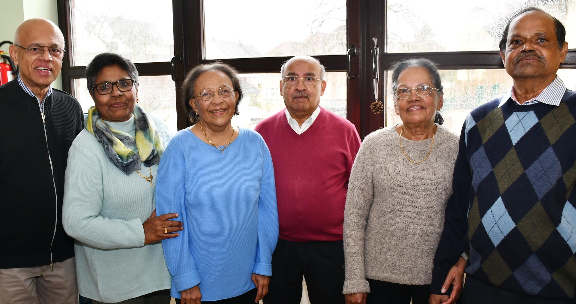 Einige der in Mechernich lebenden indischen Familien.