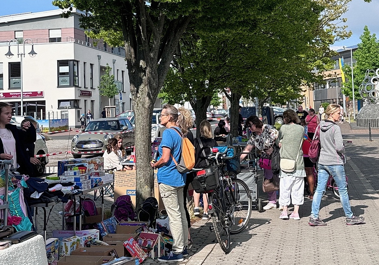 Ein Blick auf den Kindertrödelmarkt im vergangenen Jahr. (c) Foto: Anja Lehmann/K.O.T./pp/Agentur ProfiPress