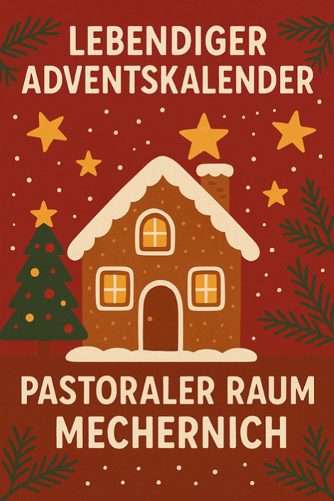 Dieses Plakat wirbt für den Weihnachtsmarkt Floisdorf. Re (c) Symbolbild: KI-generiert/pp/Agentur ProfiPress