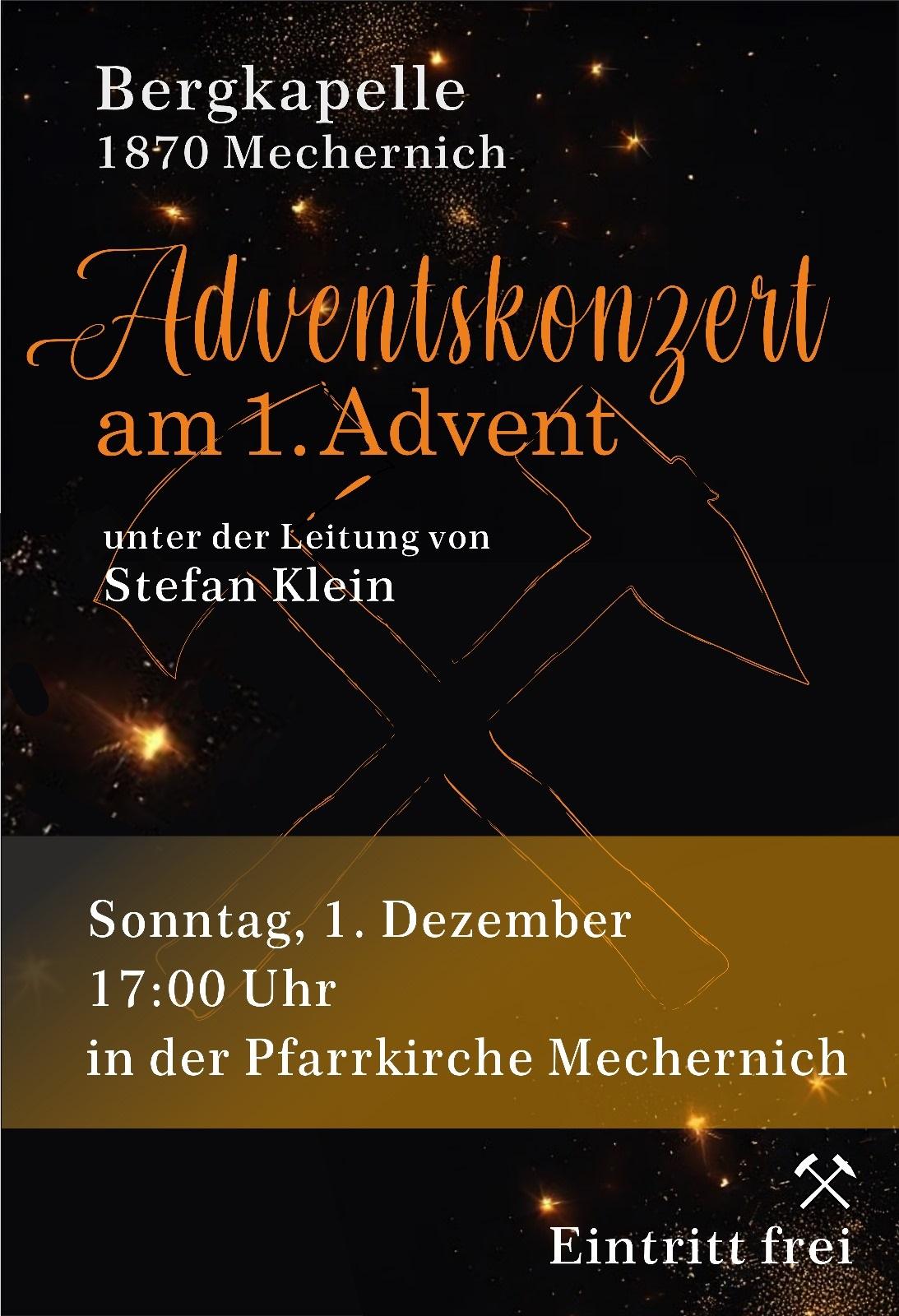 Die Bergkapelle von 1870, das frühere Werksorchester der Mechernicher Bergwerksbetreiber, gibt am Sonntag, 1. Dezember, ab 17 Uhr in der Mechernicher Pfarrkirche eine besinnliche Einstimmung auf den Advent.