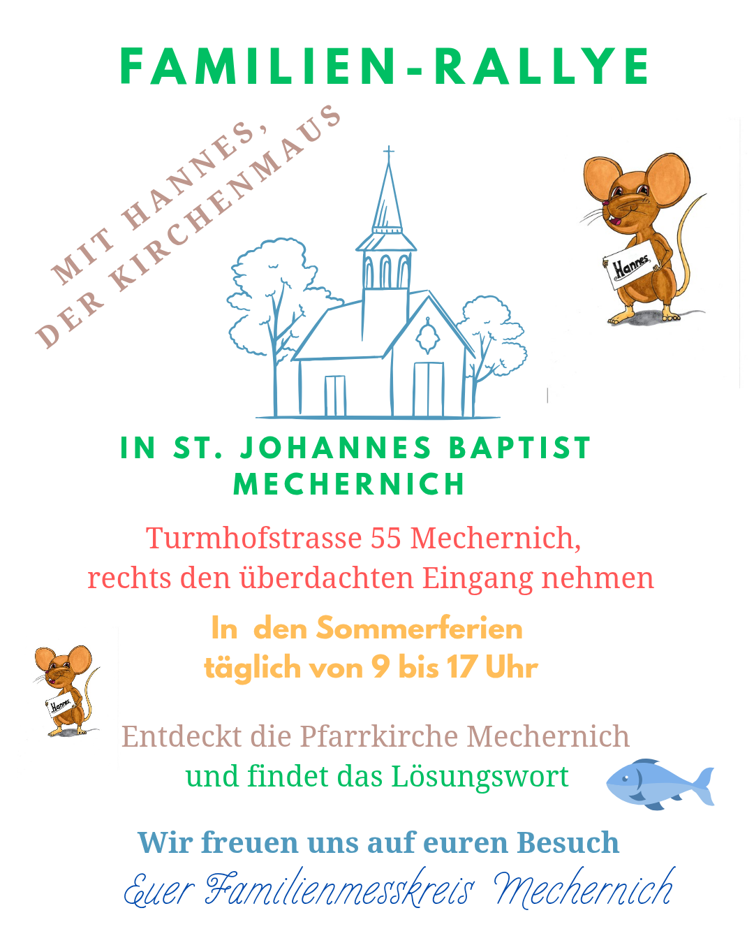 Plakat Familienrallye 2026 (c) Familienmesskreis Mechernich