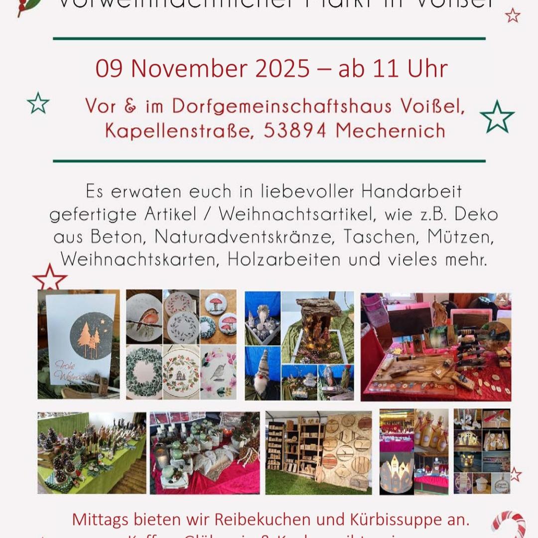 Geboten werden in liebevoller Handarbeit gefertigte Artikel und leckeres Essen zur Stärkung.