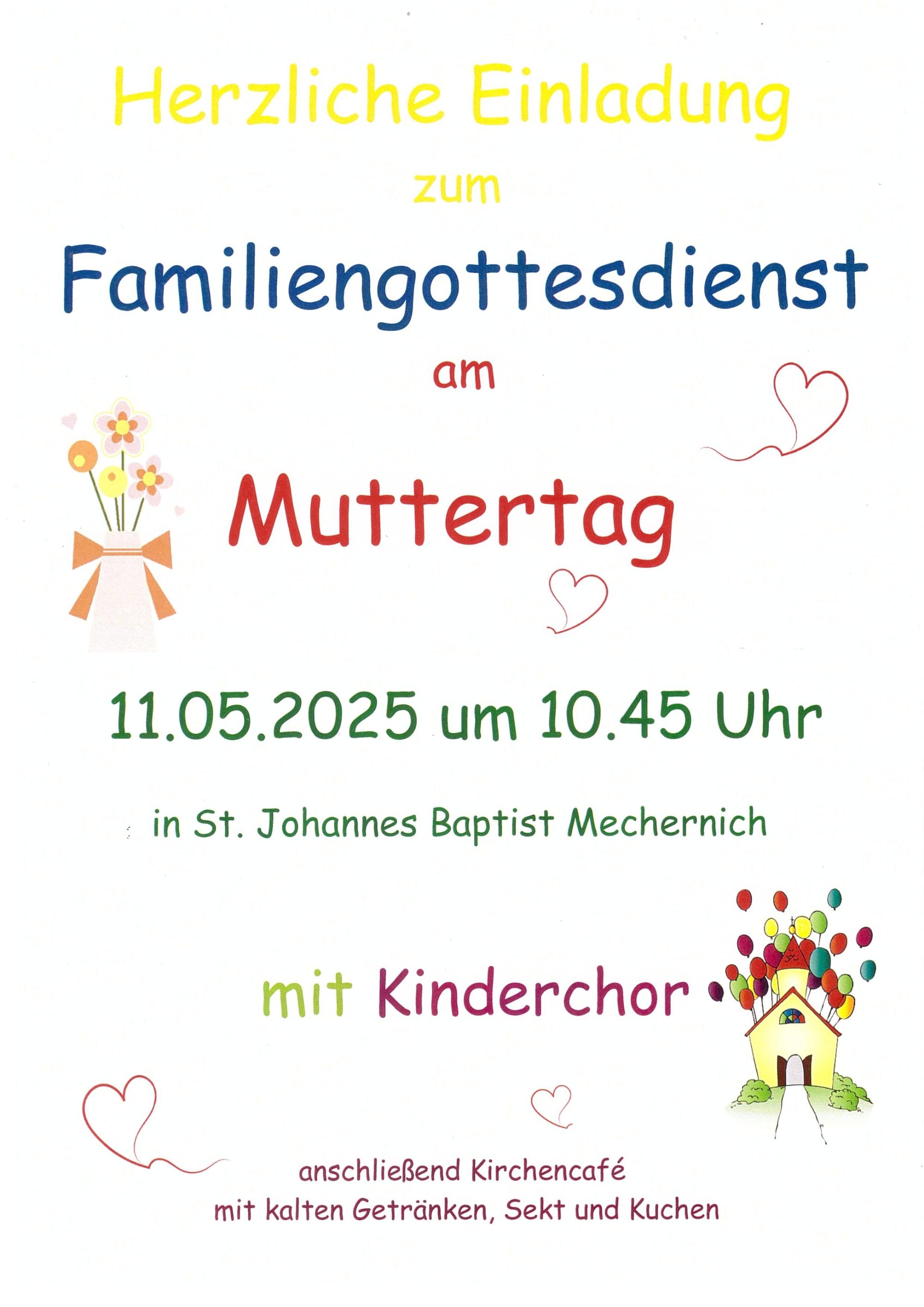 Plakat Muttertag