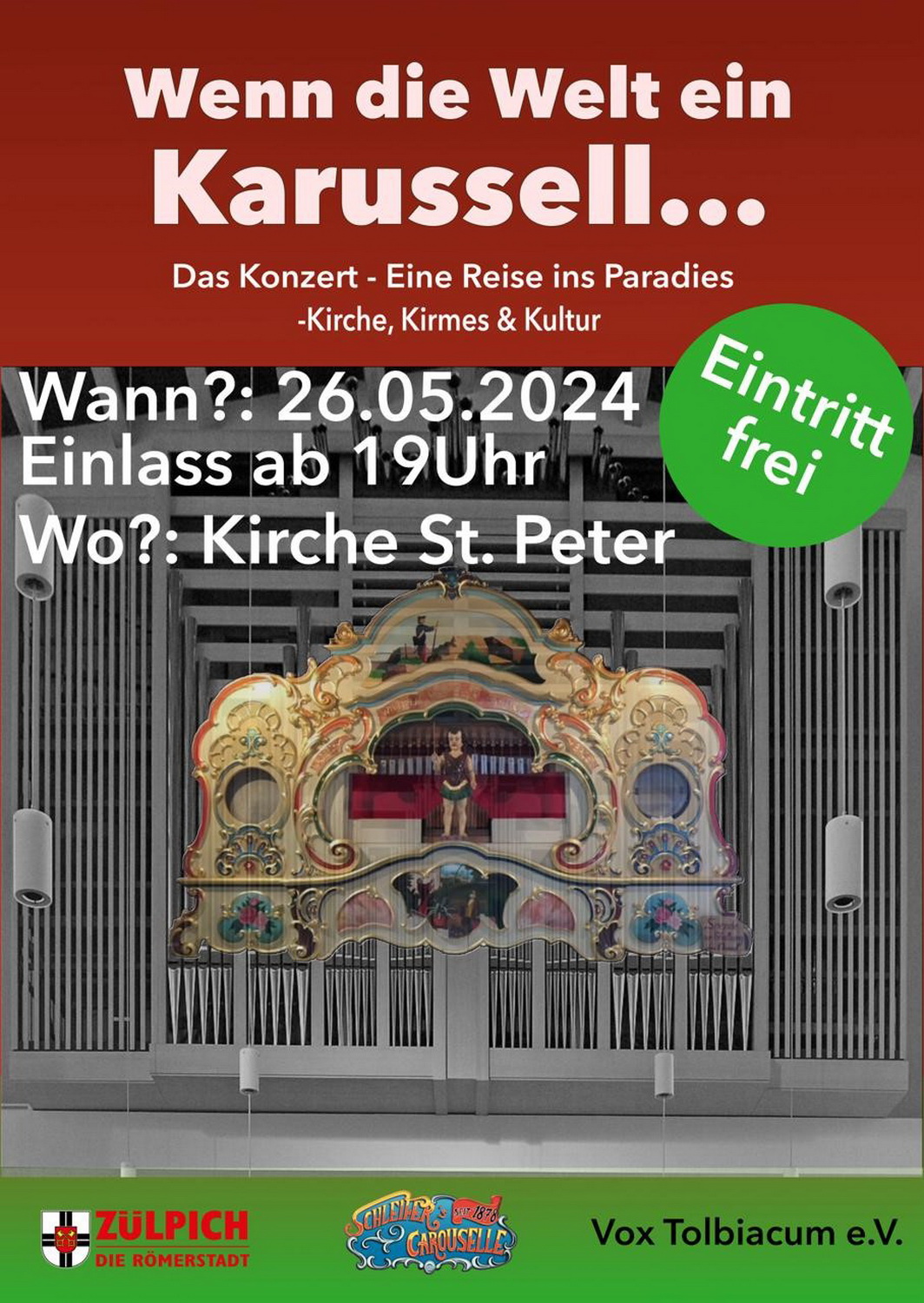 Plakat Orgel und Kirmesorgel (c) Repro: Sabine Roggendorf/pp/Agentur ProfiPress