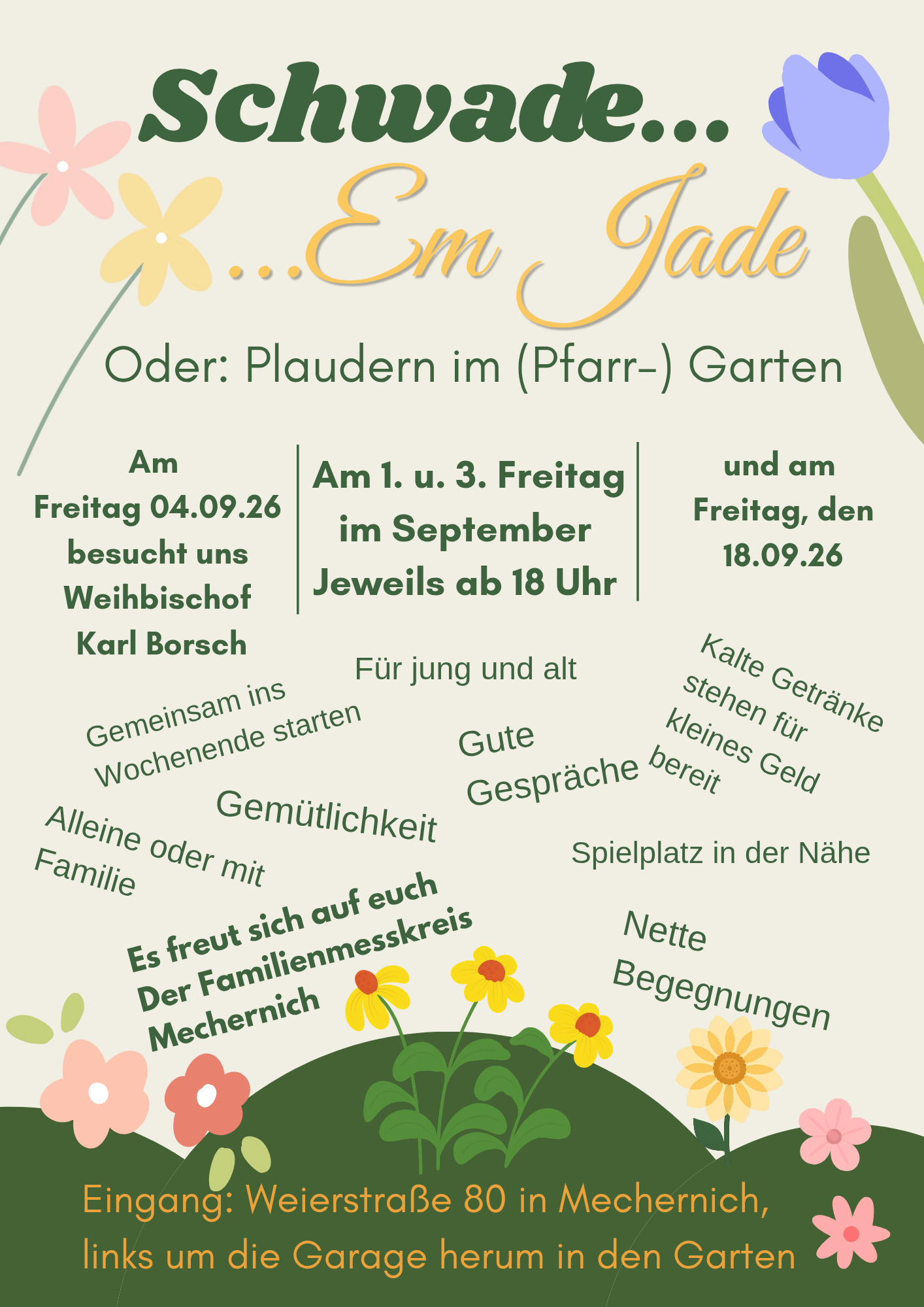 Plakat September 2026 (c) Familienmesskreis Mechernich