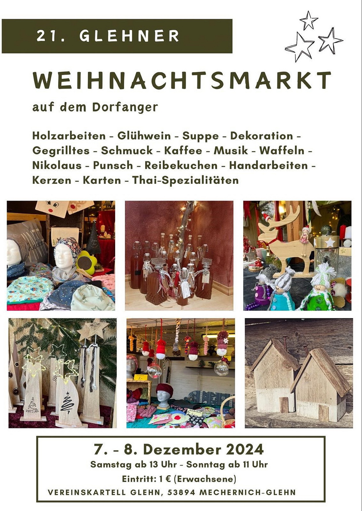 Plakat Weih Glehn (c) Repro: Julia Vitt/pp/Agentur ProfiPress