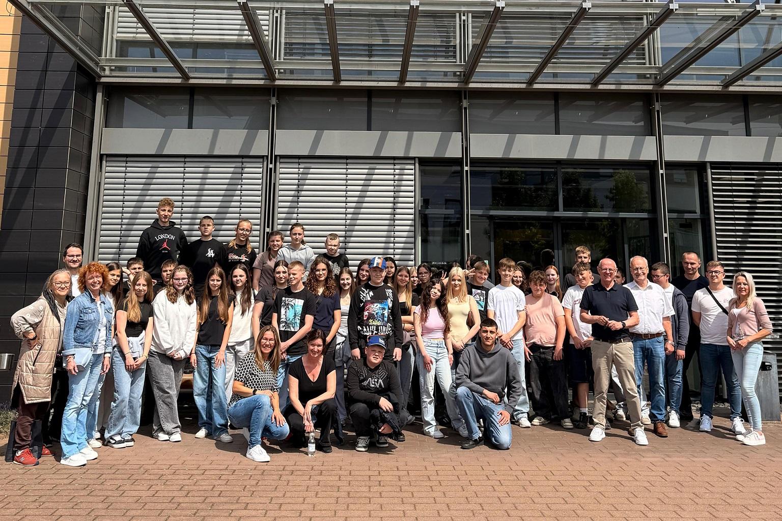 20 Austauschschülerinnen und -schüler aus dem polnischen Skarszewy besuchten vor Kurzem ihre Partnerstadt Mechernich. Unter kamen sie bei Gastfamilien.
