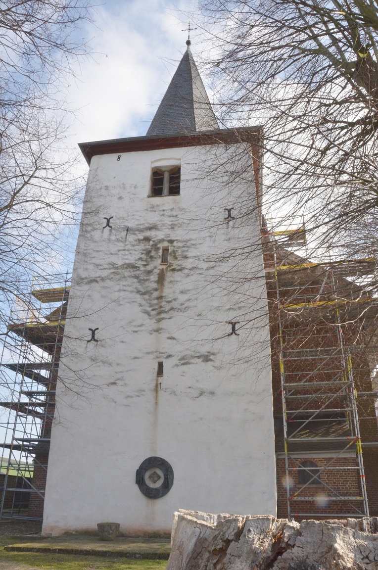 Sanierung Kirche Holzheim 3 24 Turm (c) Foto: Henri Grüger/pp/Agentur ProfiPress