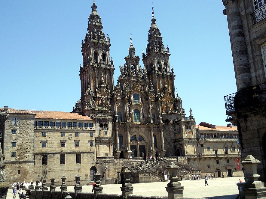 Am Ziel aller Träume: Die Kathedrale von Santiago de Compostela mit dem Grab des Apostels Jakobs des Älteren. (c) Foto: Privat/pp/Agentur ProfiPress