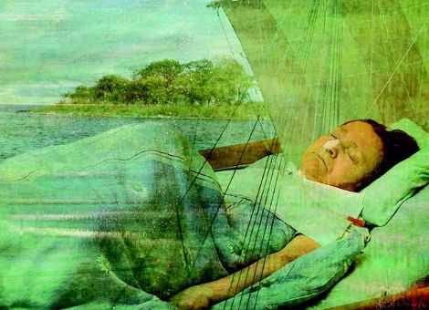 Dieses und weitere sehr emphatisch künstlerisch verfremdete Aufnahmen von Komapatienten finden sich auf der Webseite der Stiftung „Swiatlo“ im polnischen Thorn, die zeitgleich und zusammen mit der Communio in Christo in Mechernich ein Sterbehospiz plante und aufbaute. (c) Repro: pp/Agentur ProfiPress