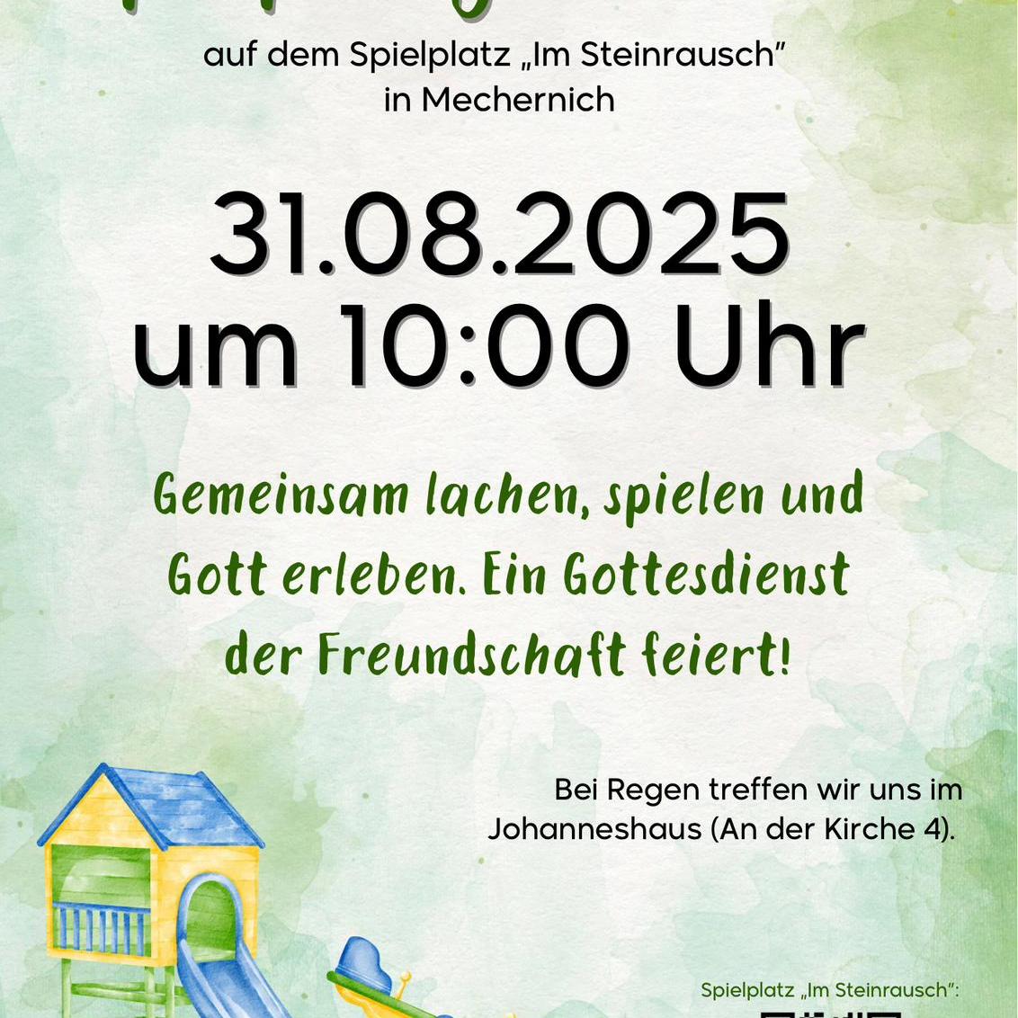 Spielplatzgottesdienst 31.8.