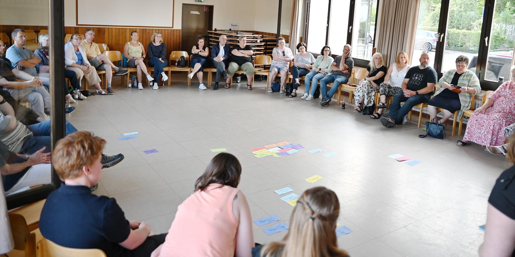 Knapp 40 Vertreterinnen und Vertreter aus den mittlerweile 54 „Orten von Kirche“ im Pastoralen Raum Mechernich kamen am vergangenen Freitag im Johanneshaus zur vierten Vollversammlung zusammen.