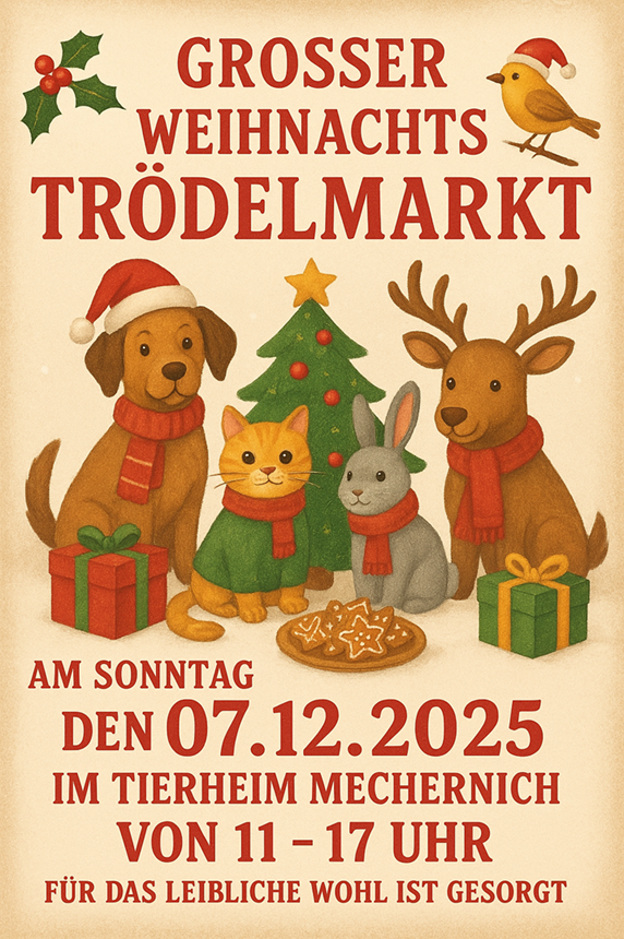 Trödelmarkt Tierheim 1225