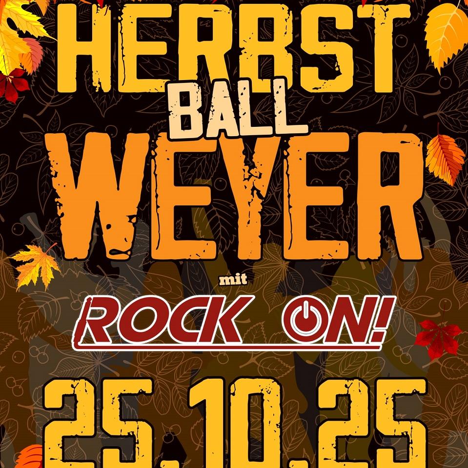 Weyer Herbstball Plakat 2025