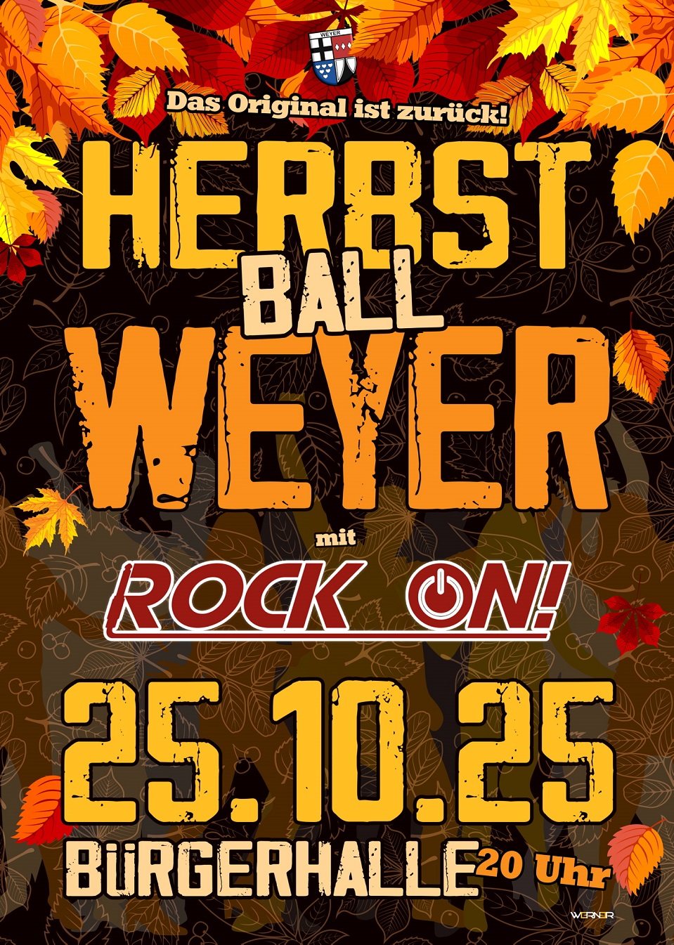 Weyer Herbstball Plakat 2025 (c) Foto: Vereinskartell Weyer/pp/Agentur ProfiPress