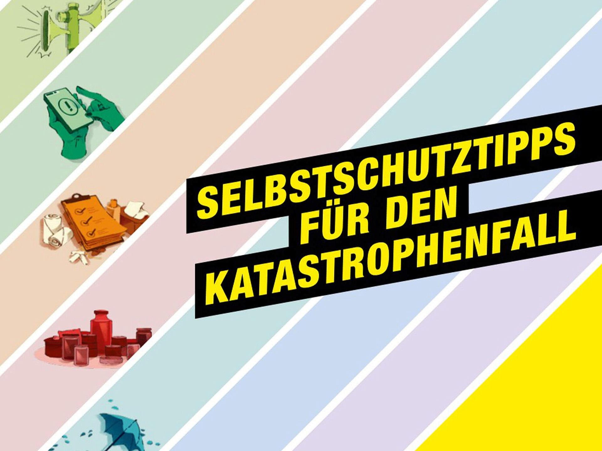Der Guide „Selbstschutztipps für den Katastrophenfall“ ist Teil der lan-desweiten Kampagne „Bereit wie nie“, mit der die Landesregierung das Bewusstsein für Eigenvorsorge stärkt und das Engagement im Katastrophenschutz sichtbar macht.